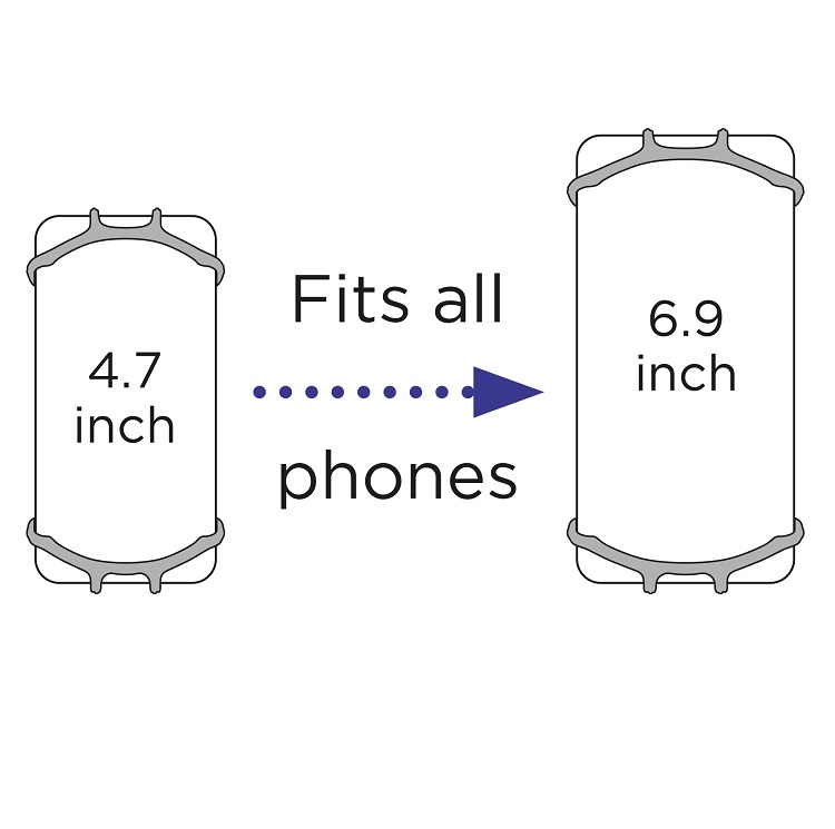 Holder til mobiltelefon Dooky Universal Holder mål