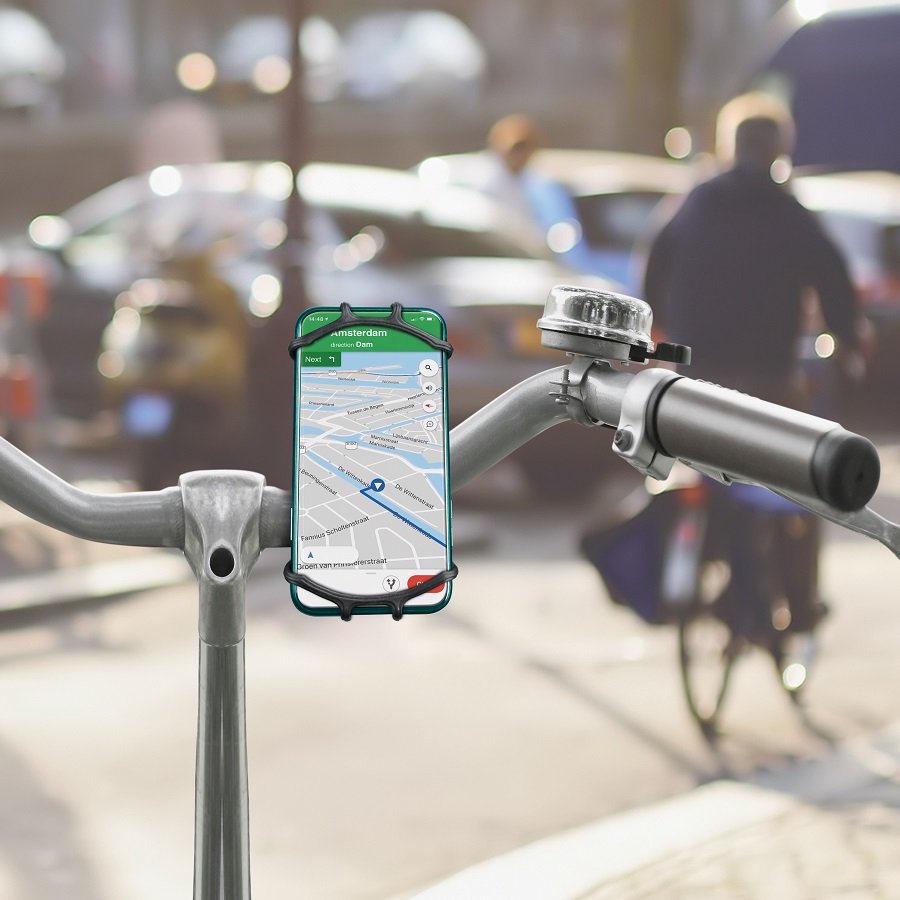 Holder til mobiltelefon Dooky Universal Holder sort