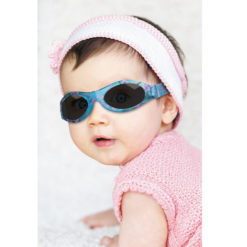 Solbriller baby DookyBanz Blossom blå