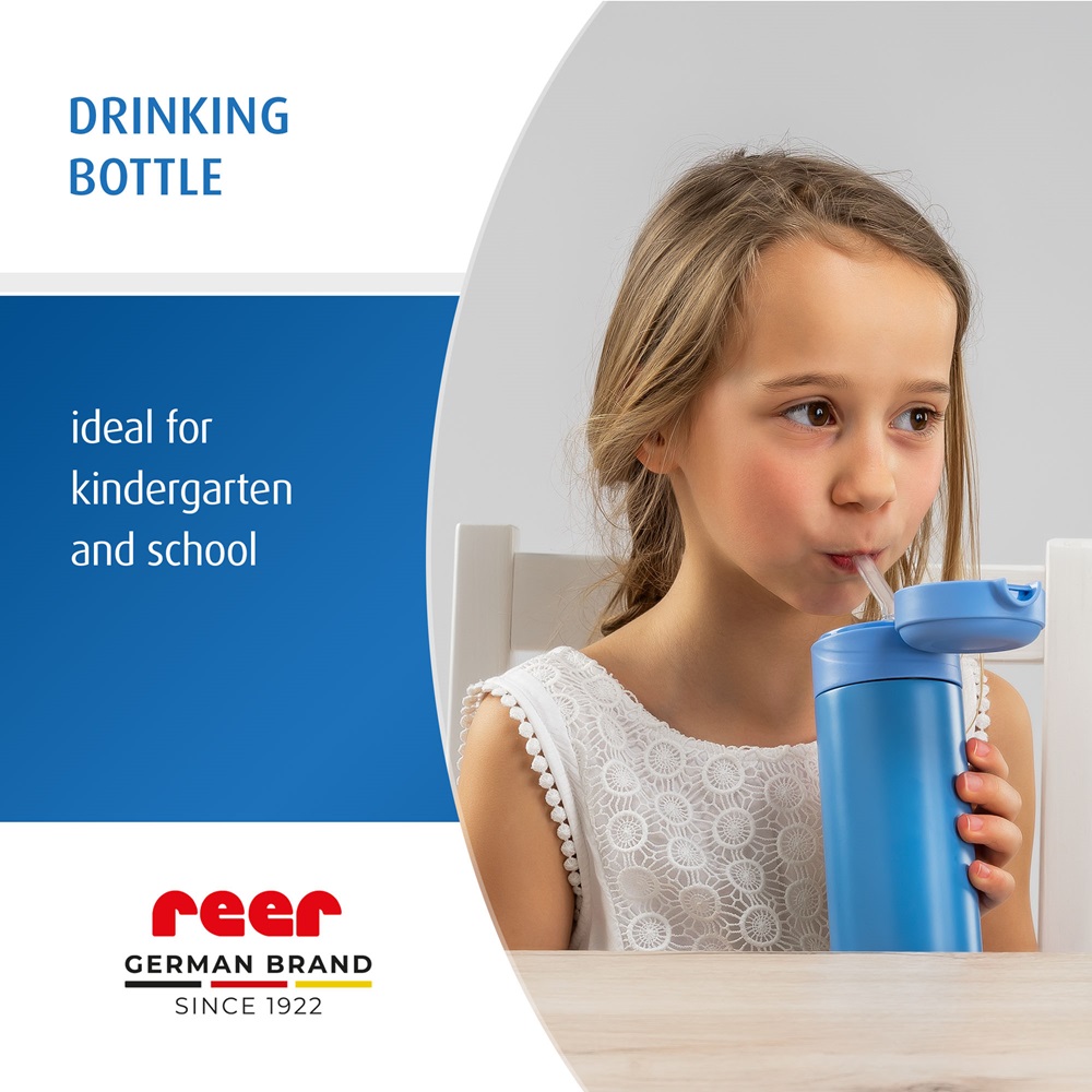 Drikkedunk i stål til børn - Reer Dino