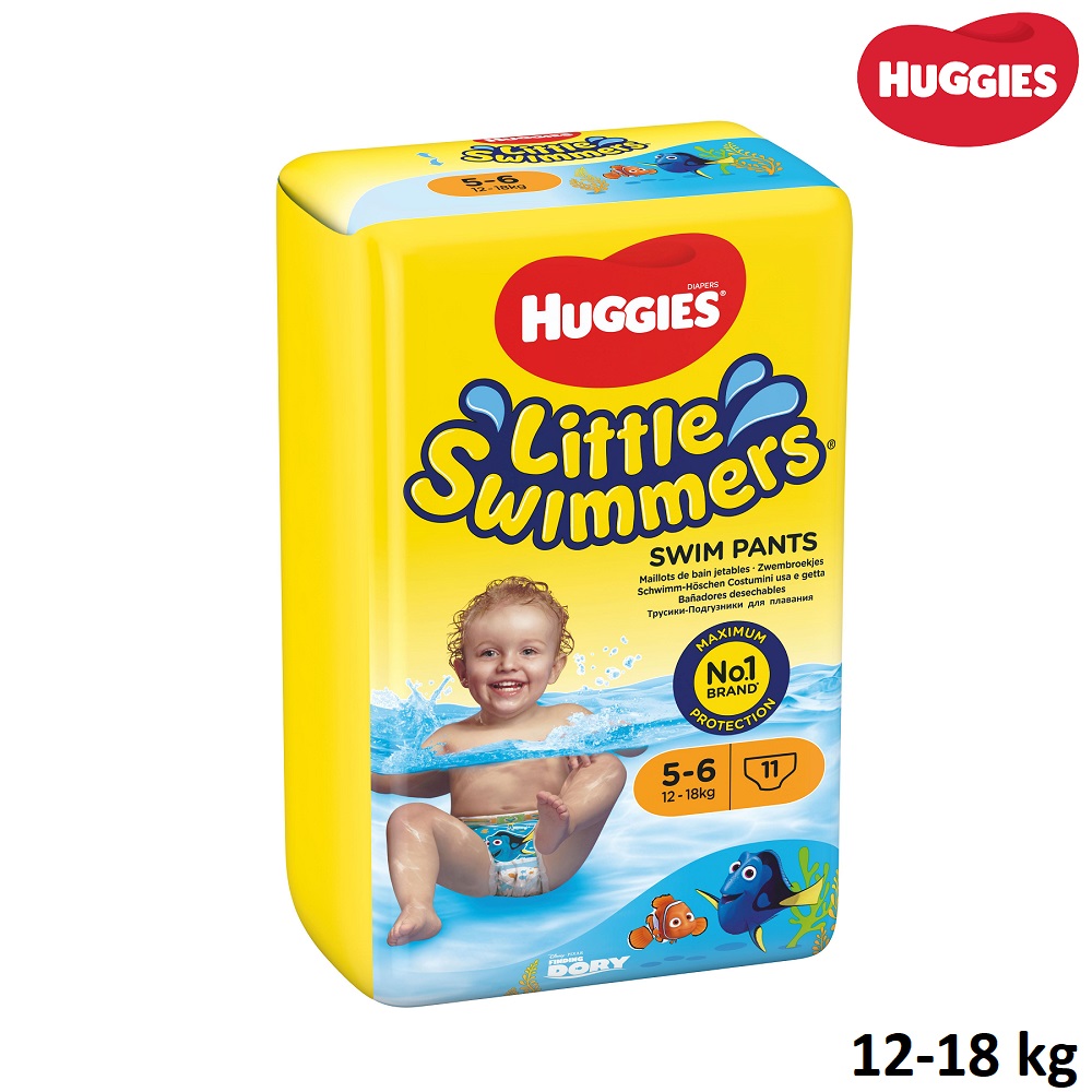 Huggies engangs badeble - Large (12-18 kg) Køb på