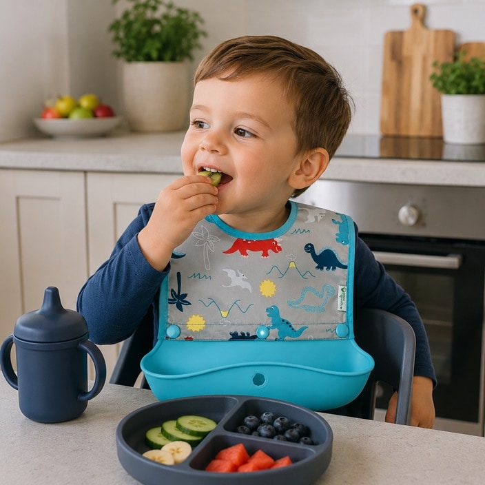 Hagesmæk - Green Sprouts Snap & Go Dinosaurs