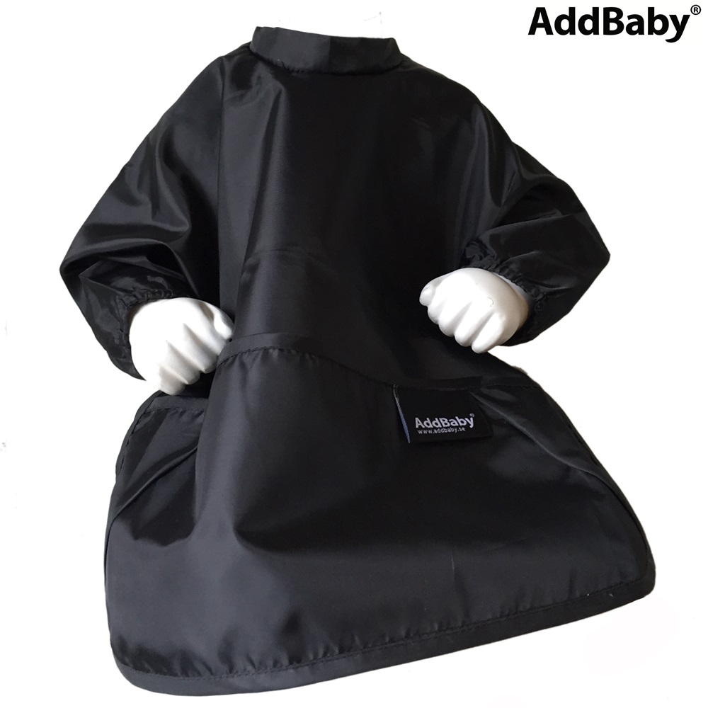 Hagesmæk AddBaby Long Sleeves Black Hagesmæk AddBaby Long Sleeves Black