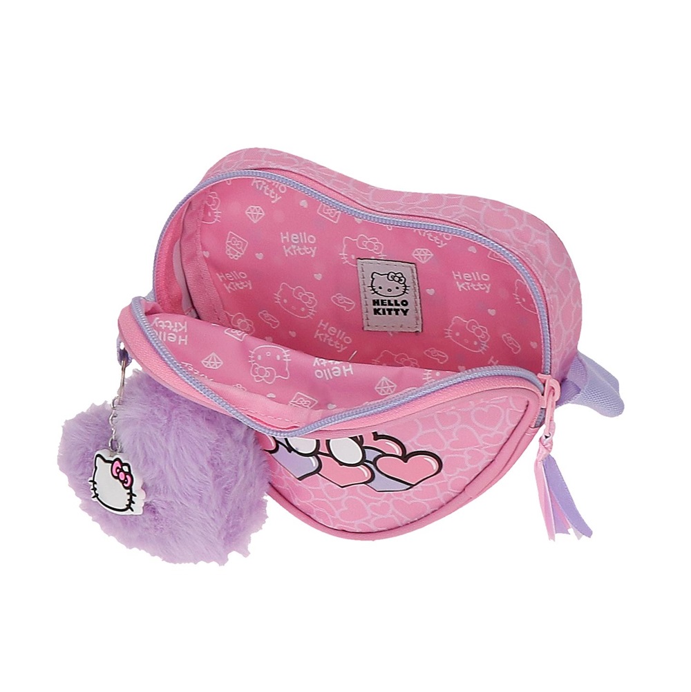 Skuldertaske til børn Hello Kitty Hearts & Dots Skuldertaske til børn Hello Kitty Hearts & Dots