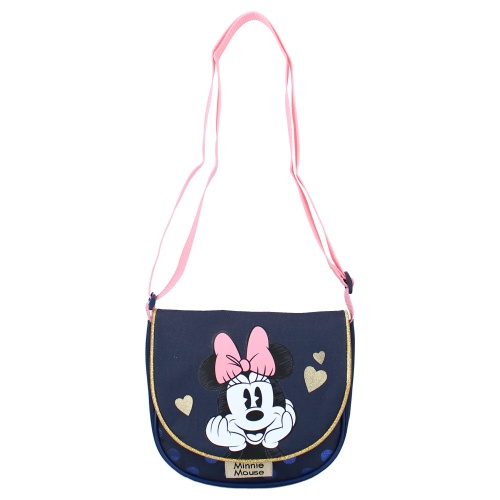 Håndtaske til børn Minnie Mouse Glitter Love