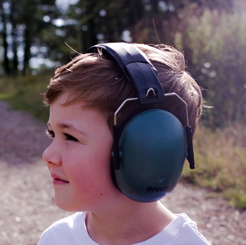 Høreværn til børn Banz Kidz Dark Green