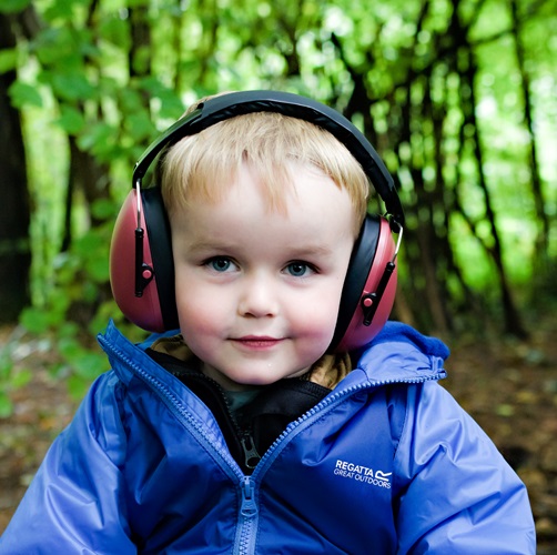 Høreværn til børn Banz Kidz Maroon