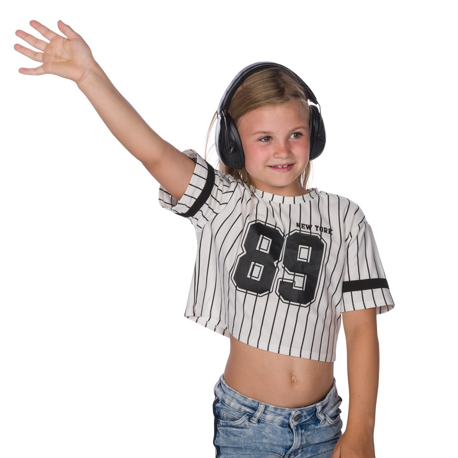Høreværn til børn Dooky Junior Ear Protection Black