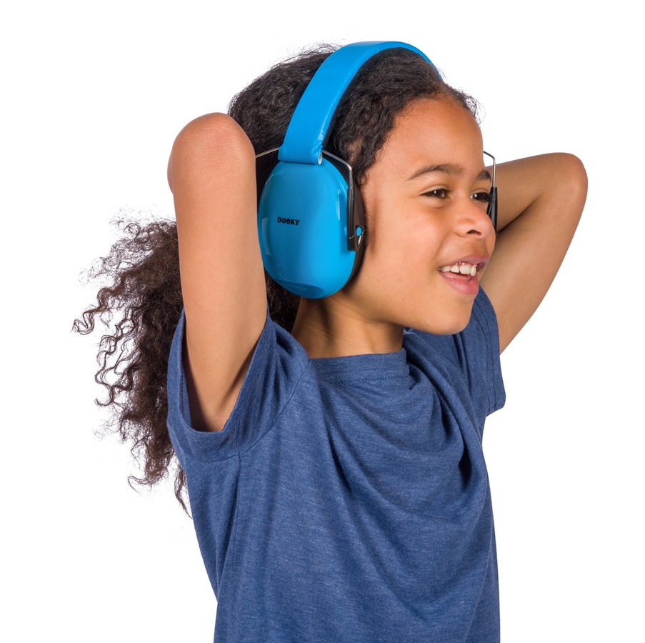 Høreværn til børn Dooky Junior Ear Protection Blue