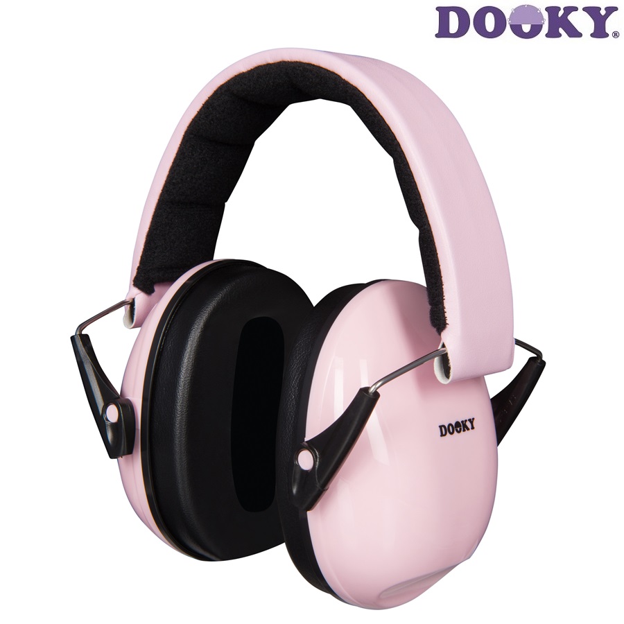 Høreværn til børn Dooky Junior Ear Protection Pink