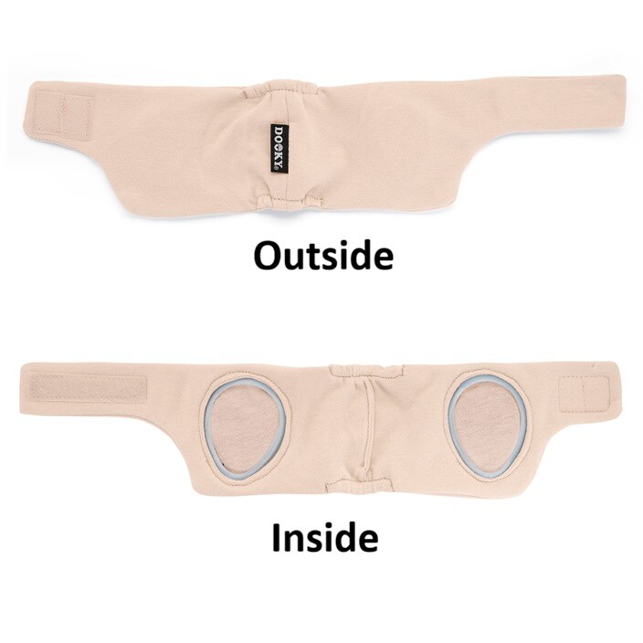 Høreværn til baby - Dooky Headband Beige