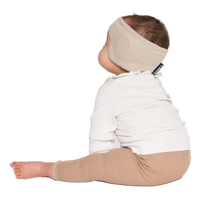 Høreværn til baby - Dooky Headband Beige