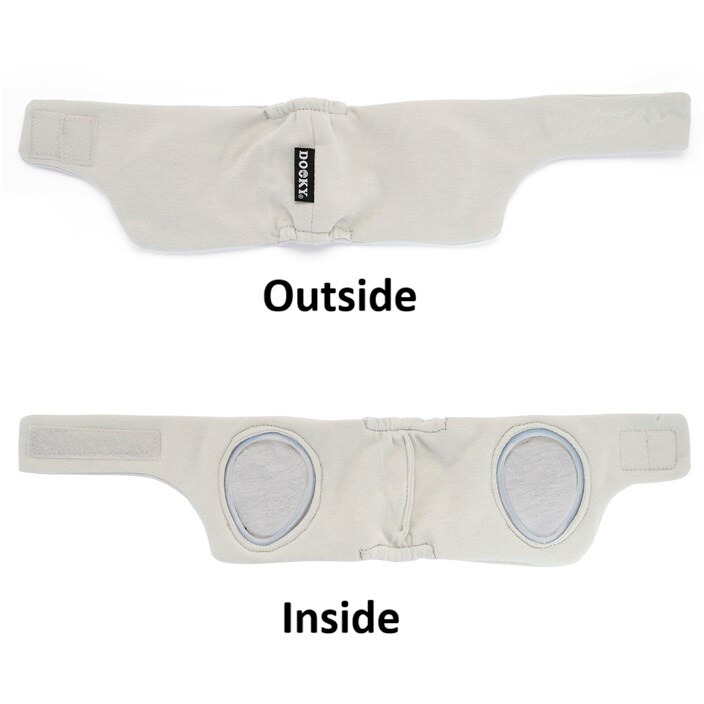 Høreværn til baby - Dooky Headband Grey