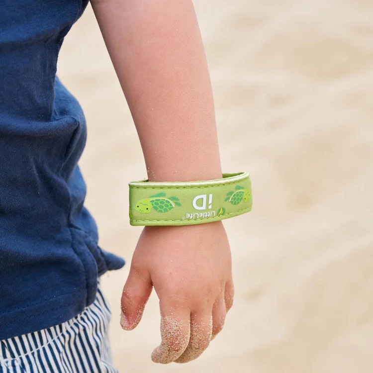 ID-armbånd til børn - LittleLife Skildpadde