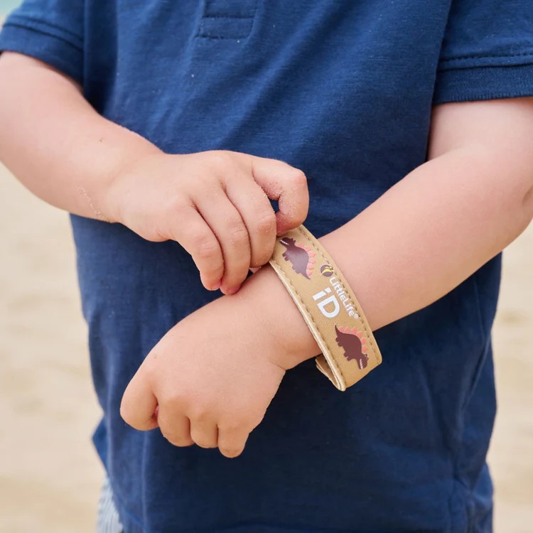 ID-armbånd til børn - LittleLife Dino