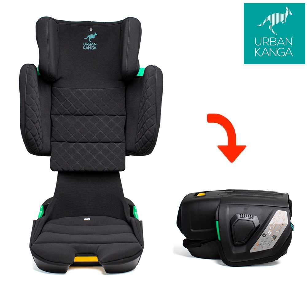 Sammenklappelig autostol Urban Kanga Wallaroo Grey