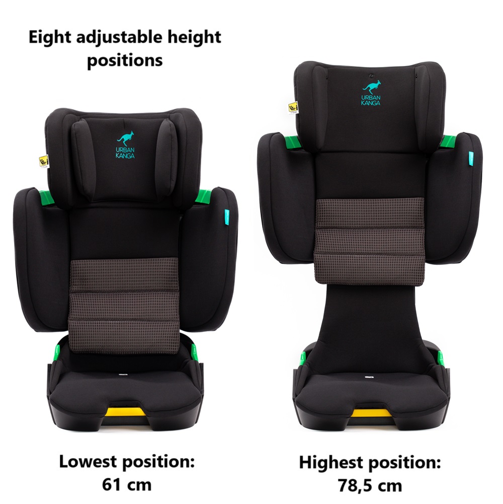 Sammenklappelig autostol - Wallaroo Black