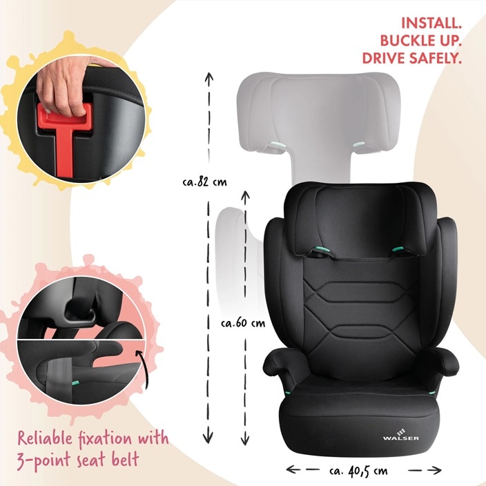 Sammenklappelig autostol - Walser Numa 2-in-1