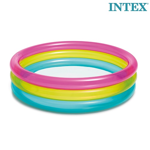 Oppustelig børnepool Intex Rainbow