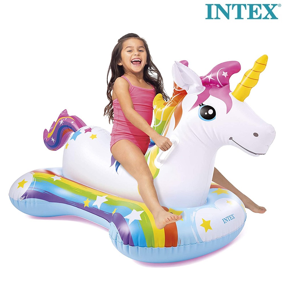 Oppustelig poollegetøj Intex Unicorn XL