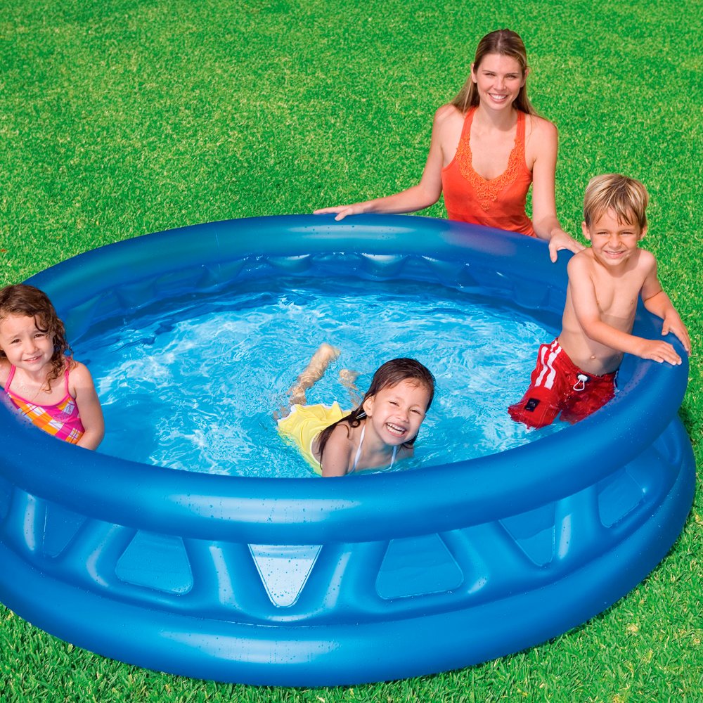 Oppustelig badebassin til børn Intex Blue Pool