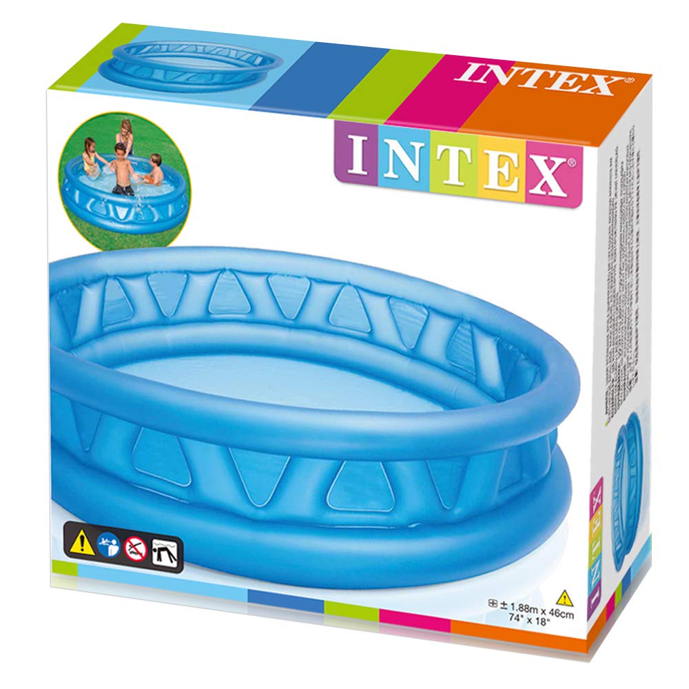 Oppustelig badebassin til børn Intex Blue Pool