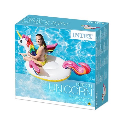 Oppustelig legetøj til pool Intex Enhjørning XXL