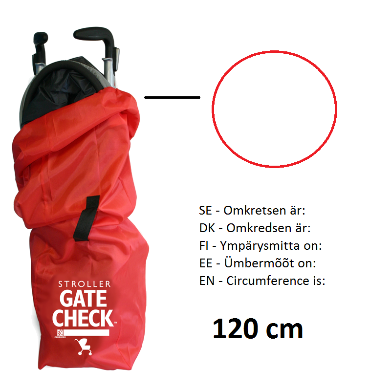 Gate transporttaske til klapvogn