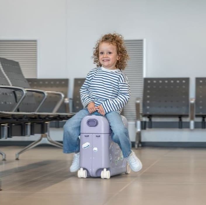 Kørbar børnekuffert - Stokke JetKids BedBox Arctic Blue