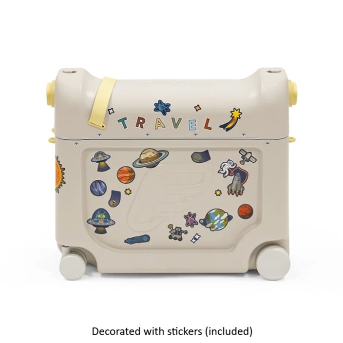 Kørbar børnekuffert - Stokke JetKids BedBox Moonglow White