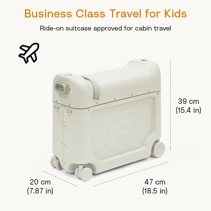 Kørbar børnekuffert - Stokke JetKids BedBox Sea Green