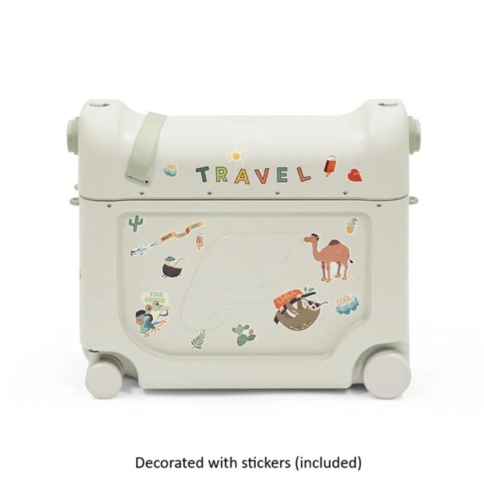Kørbar børnekuffert - Stokke JetKids BedBox Sea Green