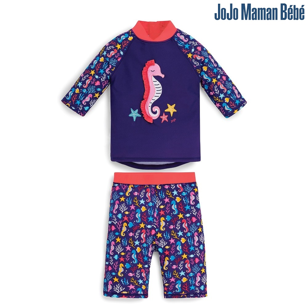 UV badetøj til (sæt med trøje og shorts) - Jojo Maman Ocean