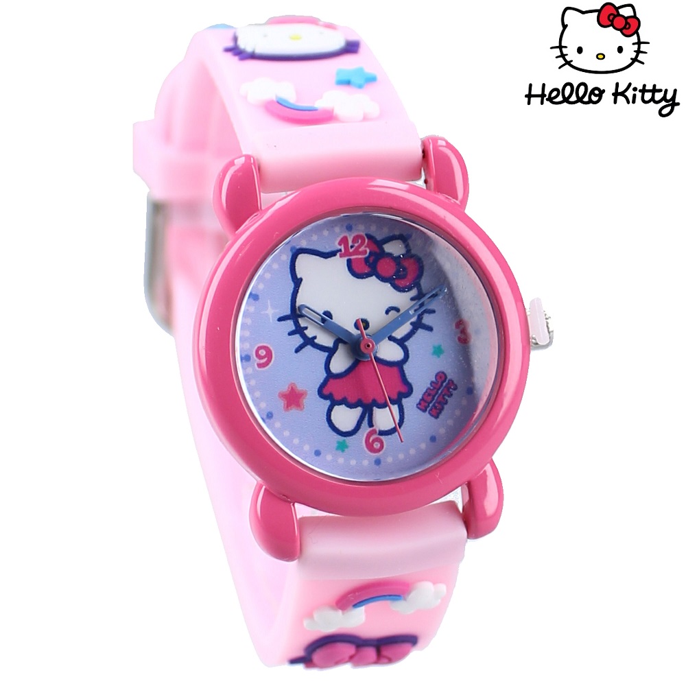 Børneur Hello Kitty Kids Time Pink