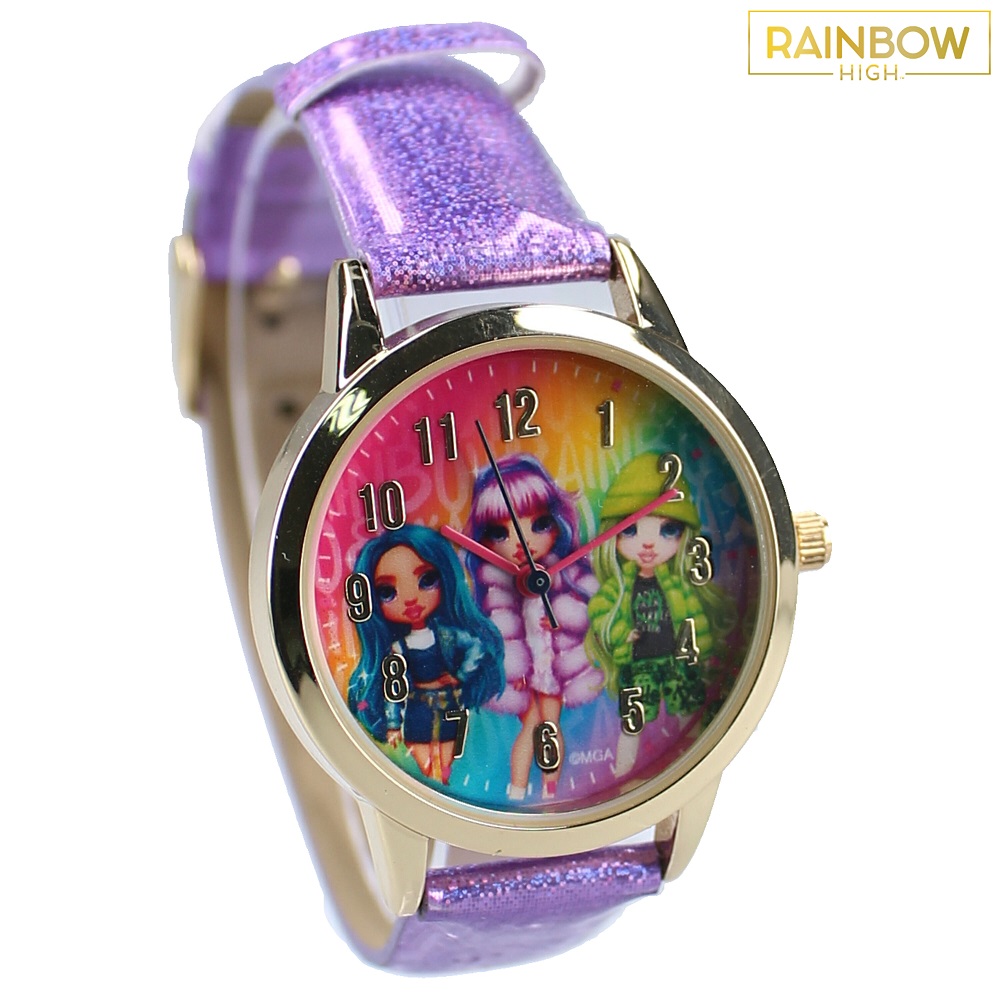 Børneur Rainbow High Kids Time Purple