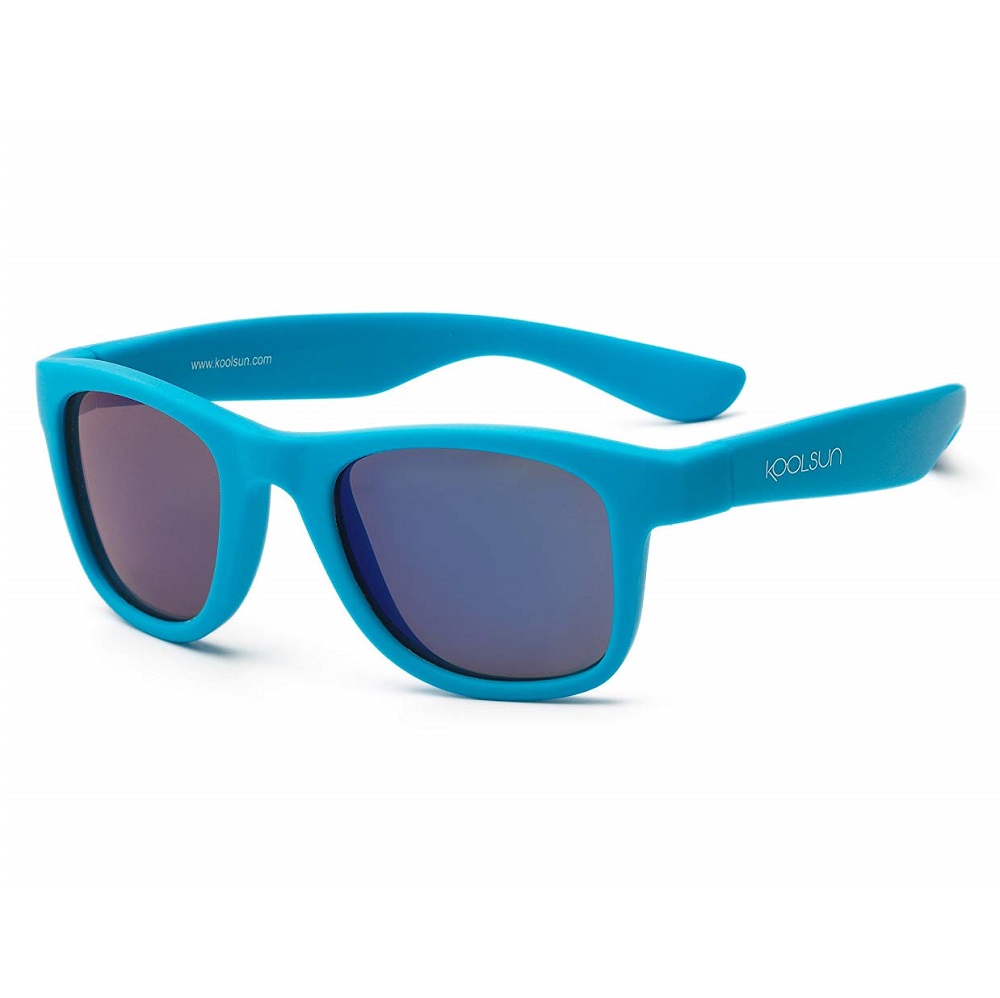 Solbriller børn Koolsun Wave Neon Blue