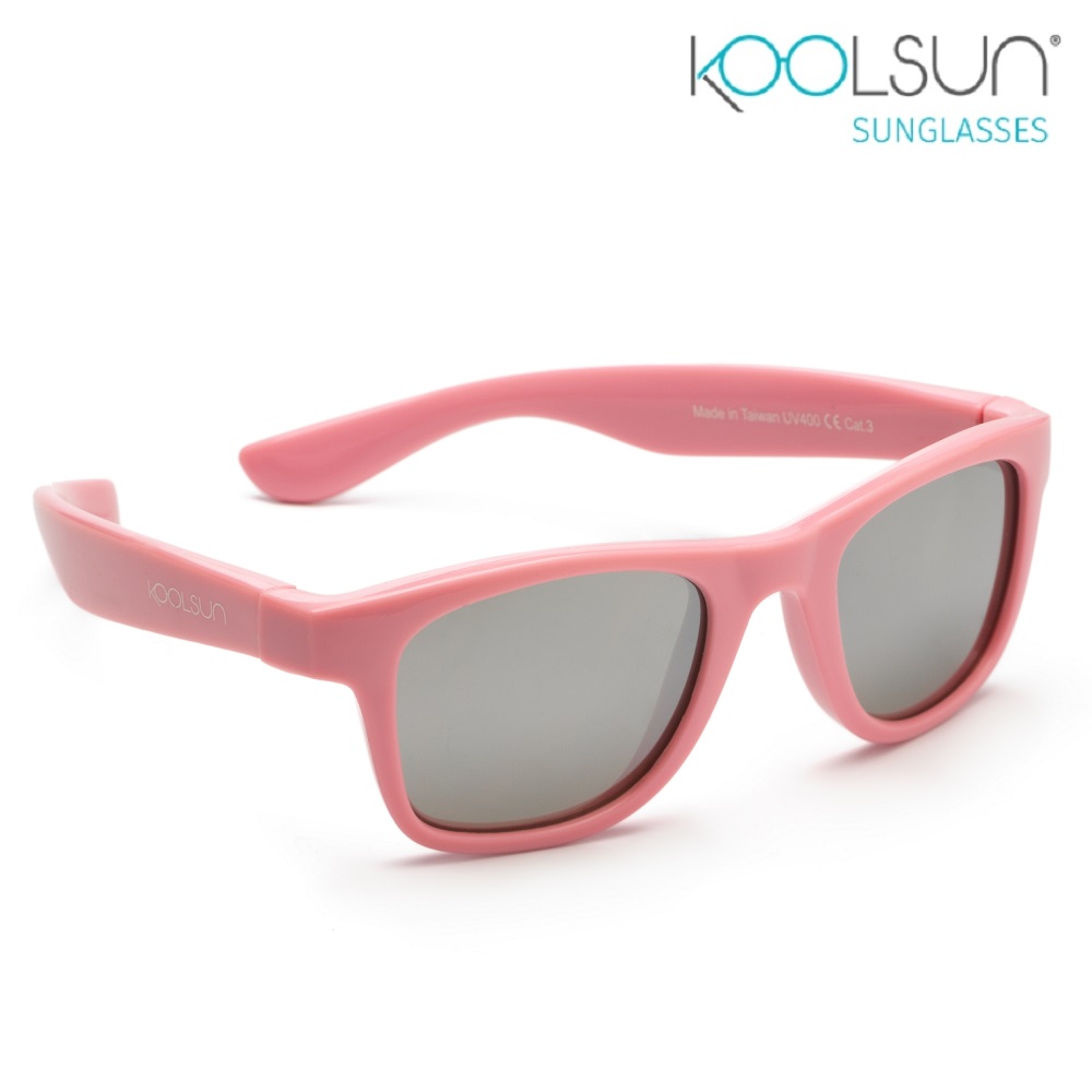 Solbriller børn Koolsun Wave Pink Sachet