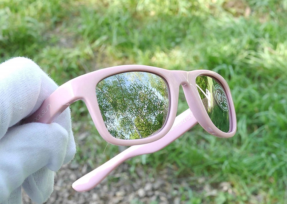 Solbriller børn Koolsun Wave Pink Sachet