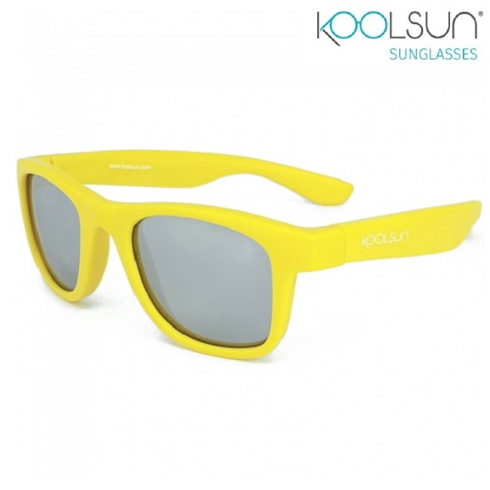 Solbriller børn Koolsun Wave Empire Yellow