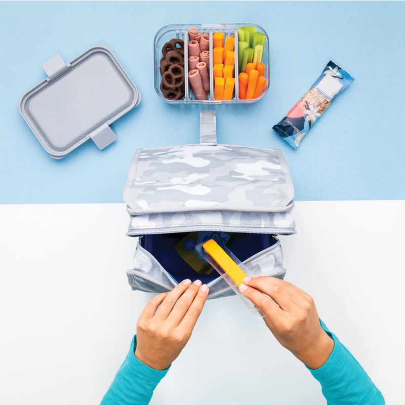 Køletaske PackIt Freezable Lunch Bag Camo Grey