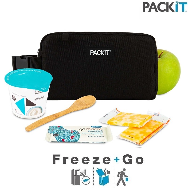 Køletaske PackIt Freezable Snack Box Black