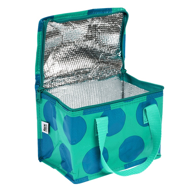 Lille køletaske Rex London Lunch Bag Blue on Turquoise