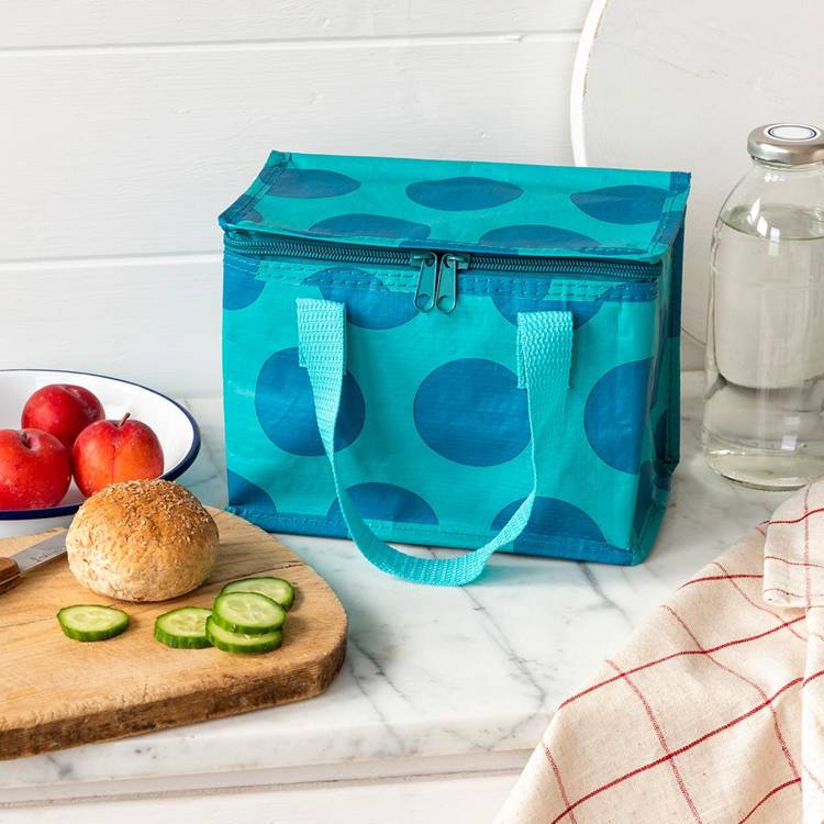 Lille køletaske Rex London Lunch Bag Blue on Turquoise