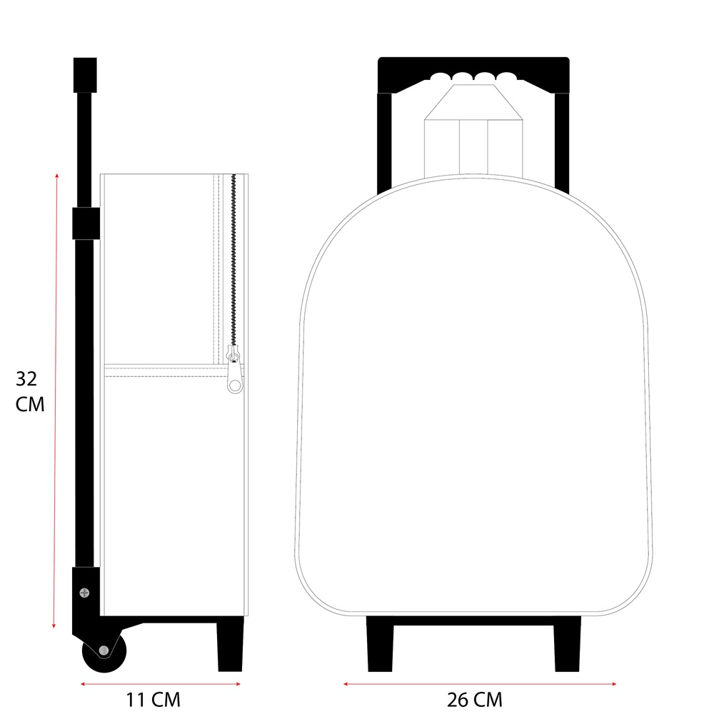 Kuffert til børn - Bluey Oh Happy Days