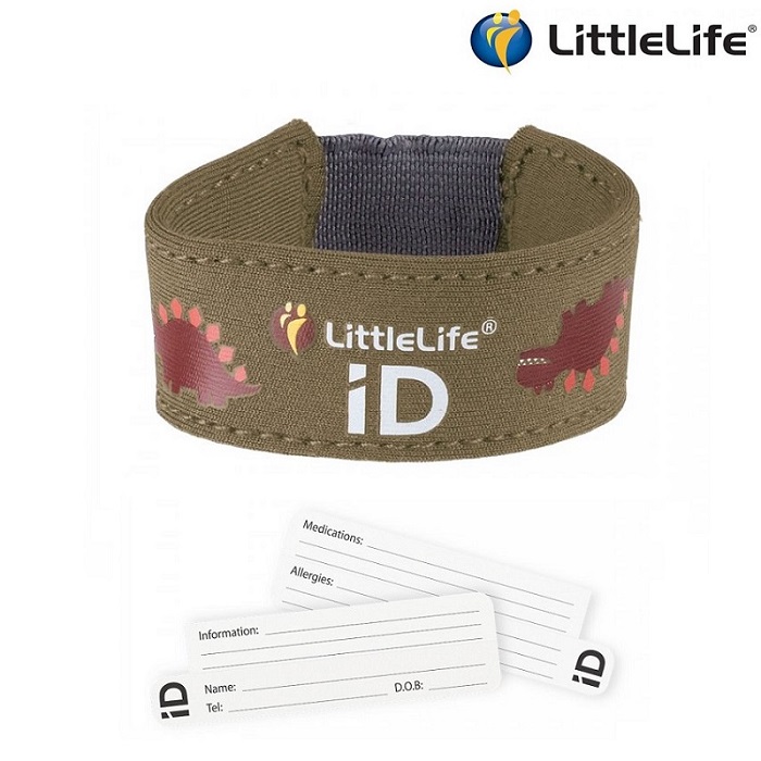 ID-armbånd til børn LittleLife Id Strap dino