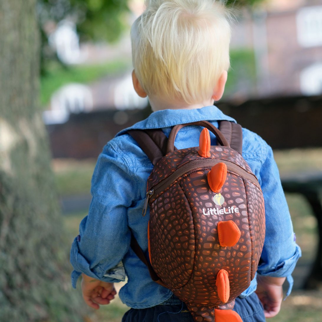 Rygsæk børn LittleLife Dino brun