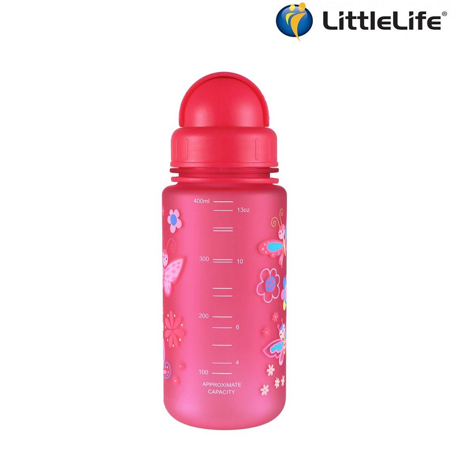 Drikkedunk til børn LittleLife Butterfly lyserød