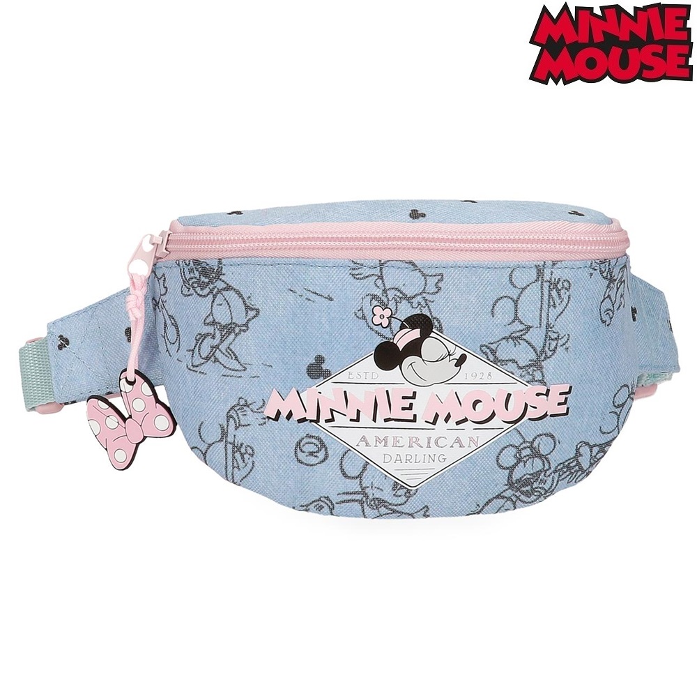 Bæltetaske til børn Minnie Mouse American Darling
