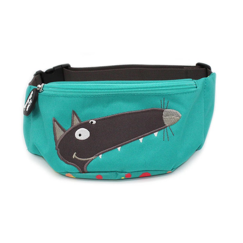Bæltetaske til børn Les Deglingos Bum Bag Wolf