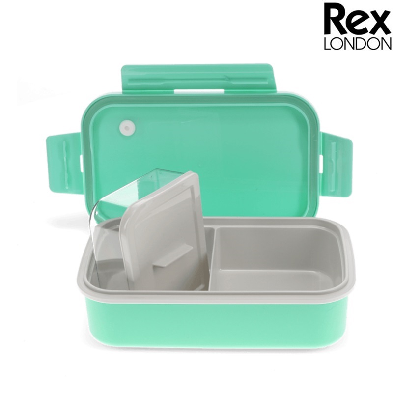 Madkasse til børn - Rex London Lunch Box Aqua